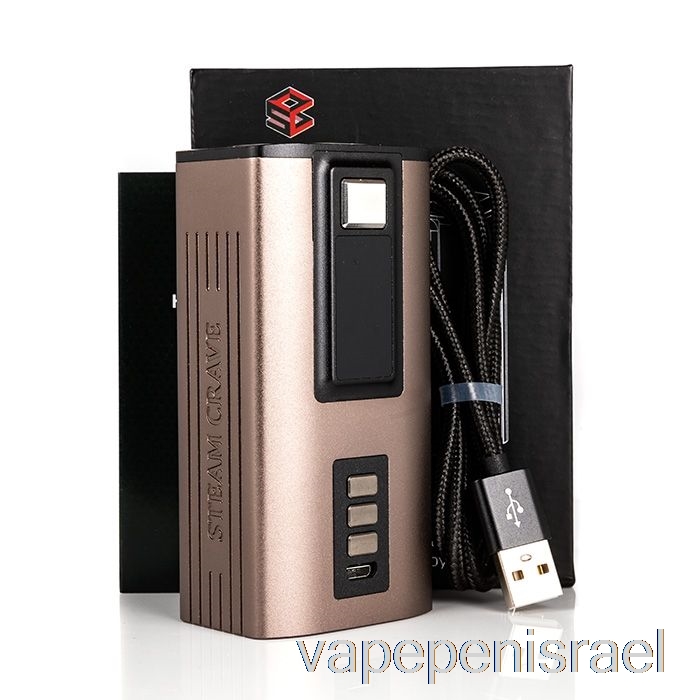 חד פעמי Vape Israel Steam Crave Hadron 220w פרימיום Combo Kit שחור